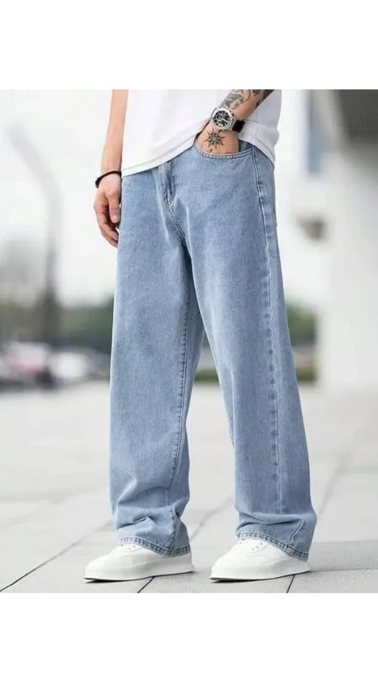 Denim Light Blue Baggy Jeans