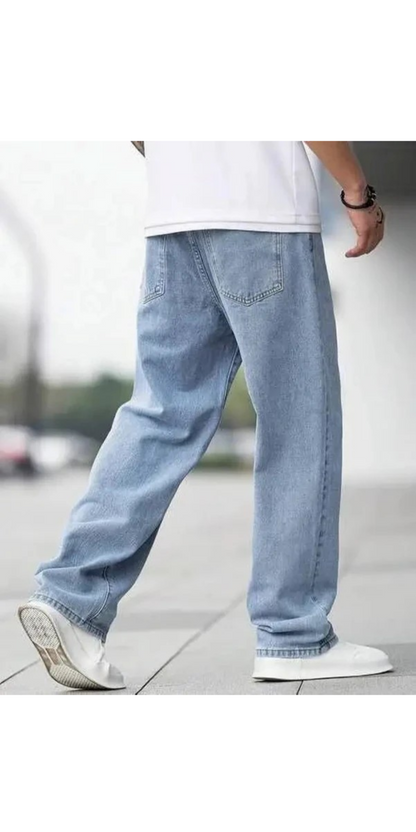 Denim Light Blue Baggy Jeans