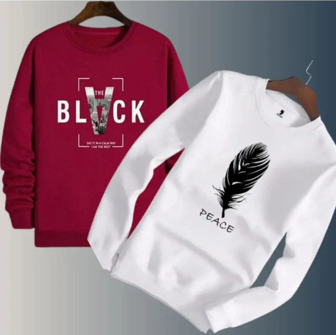 Priented Men Maroon, White T-Shirt