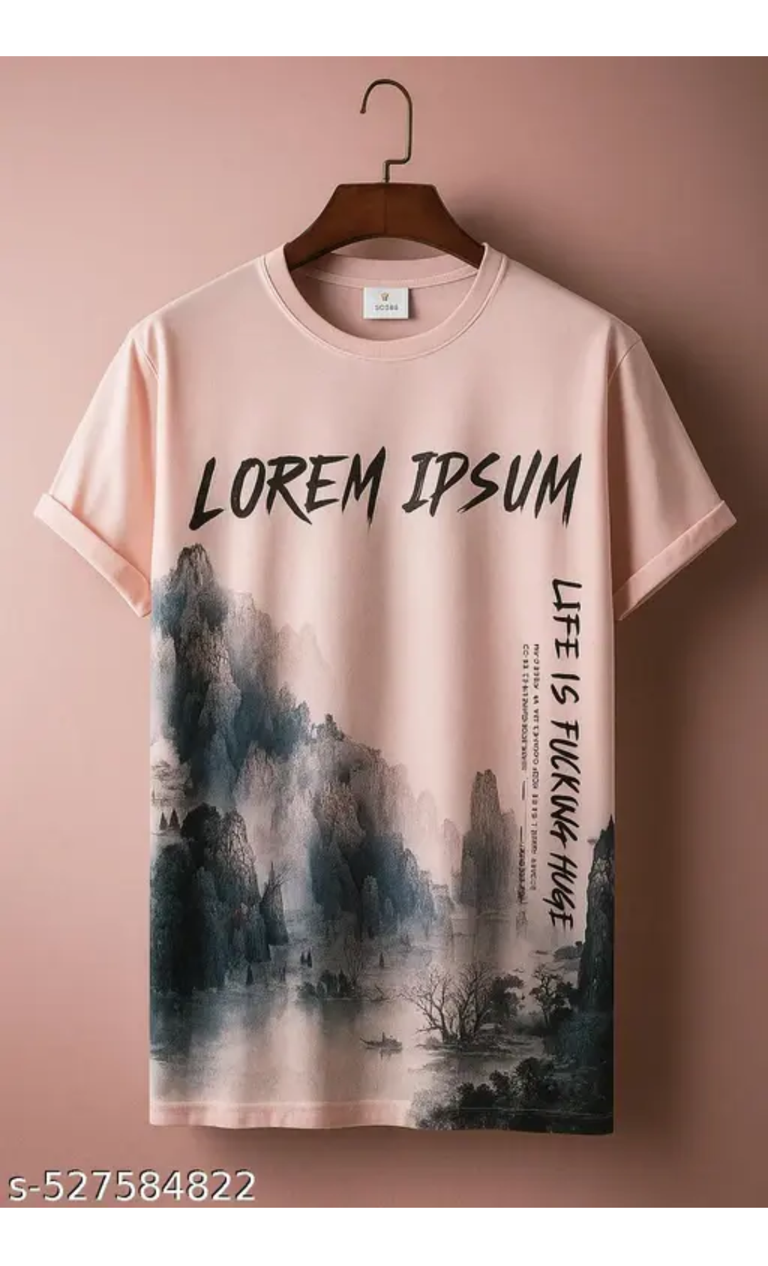 Men's White Graphic Tshirt