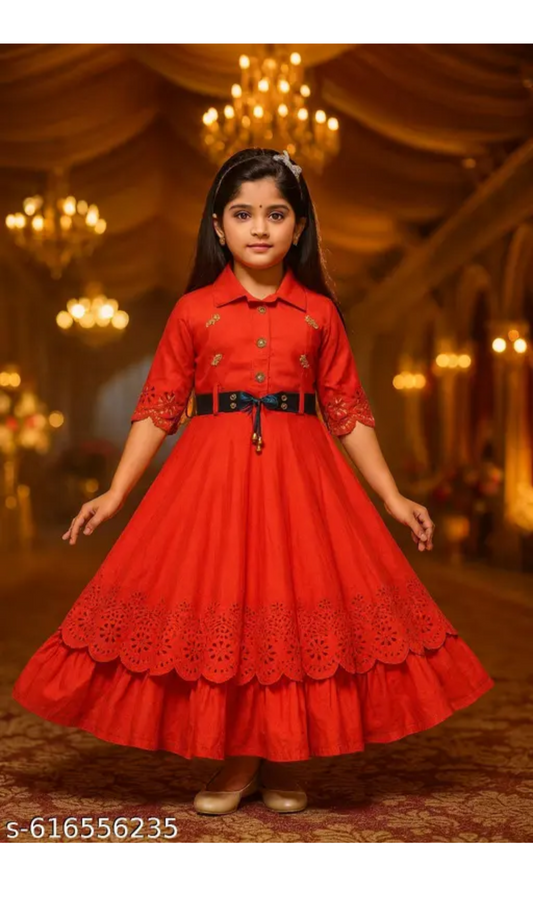 Party Wear Nayra Style Dresses For Girls