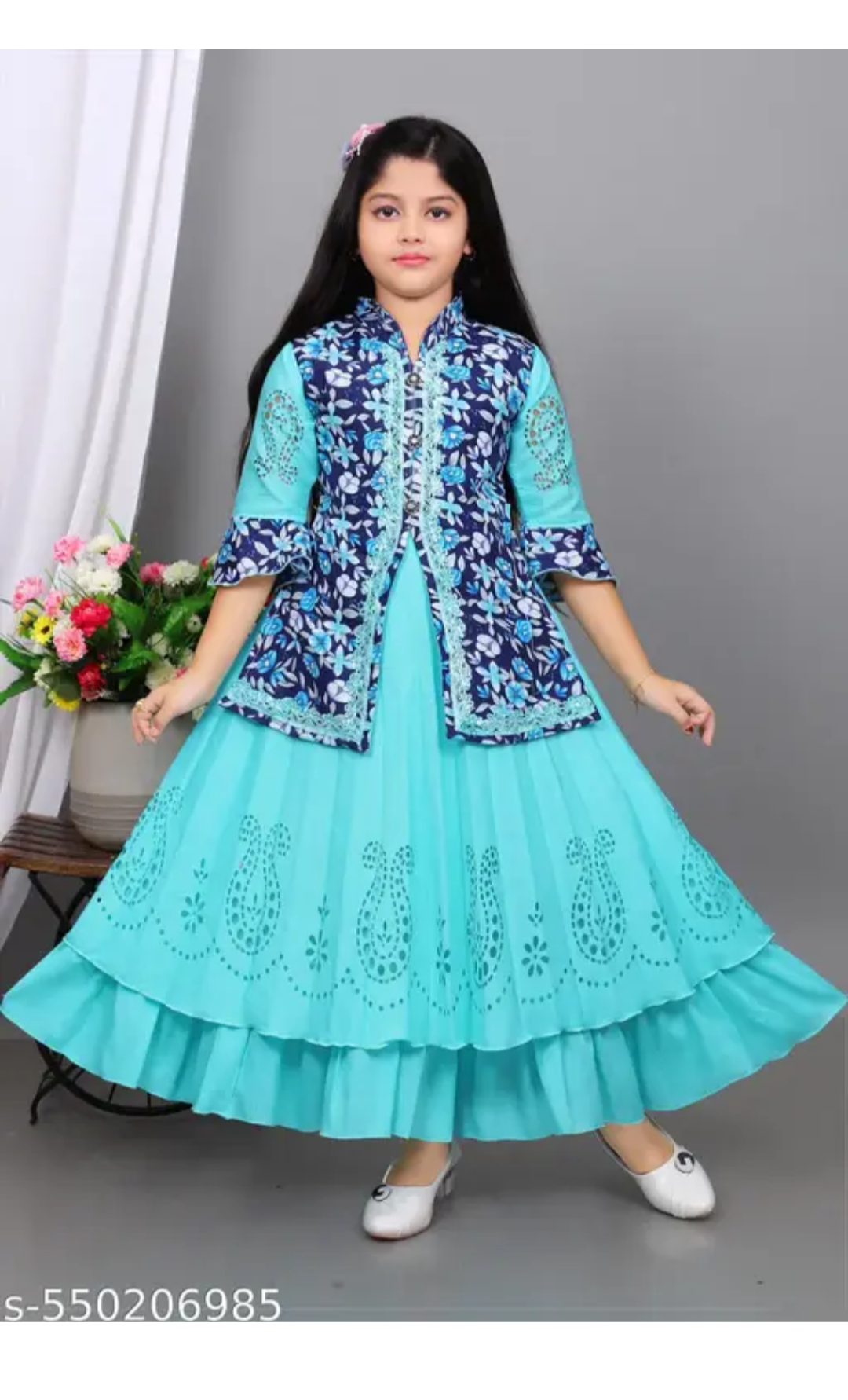Party Wear Nayra Style Dresses For Girls