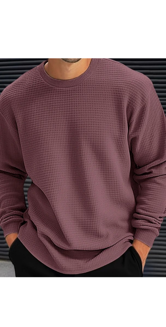 Self Design Men Tshirt