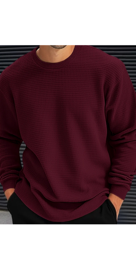 Self Design Men Tshirt