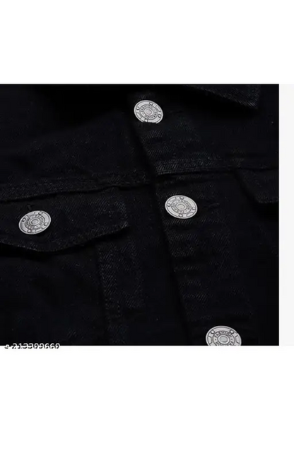 Classy Latest Men Jacket Black