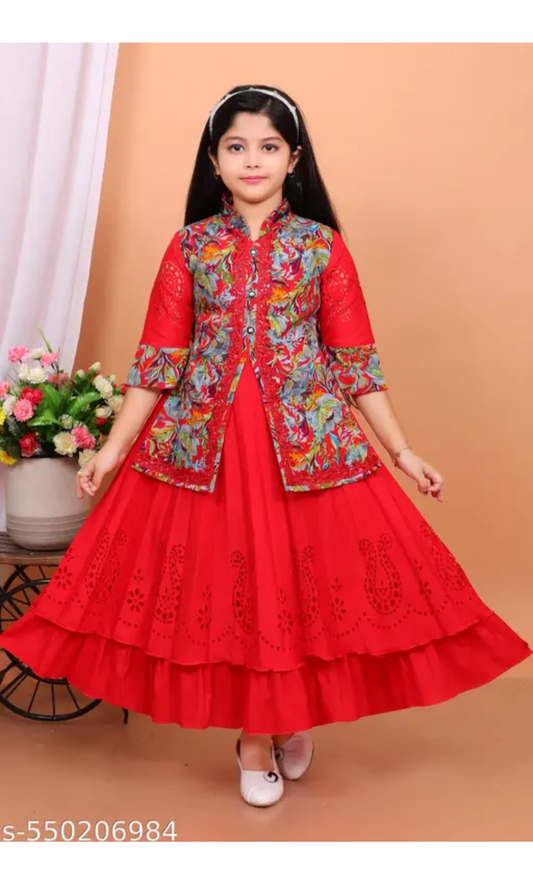 Party Wear Nayra Style Dresses For Girls