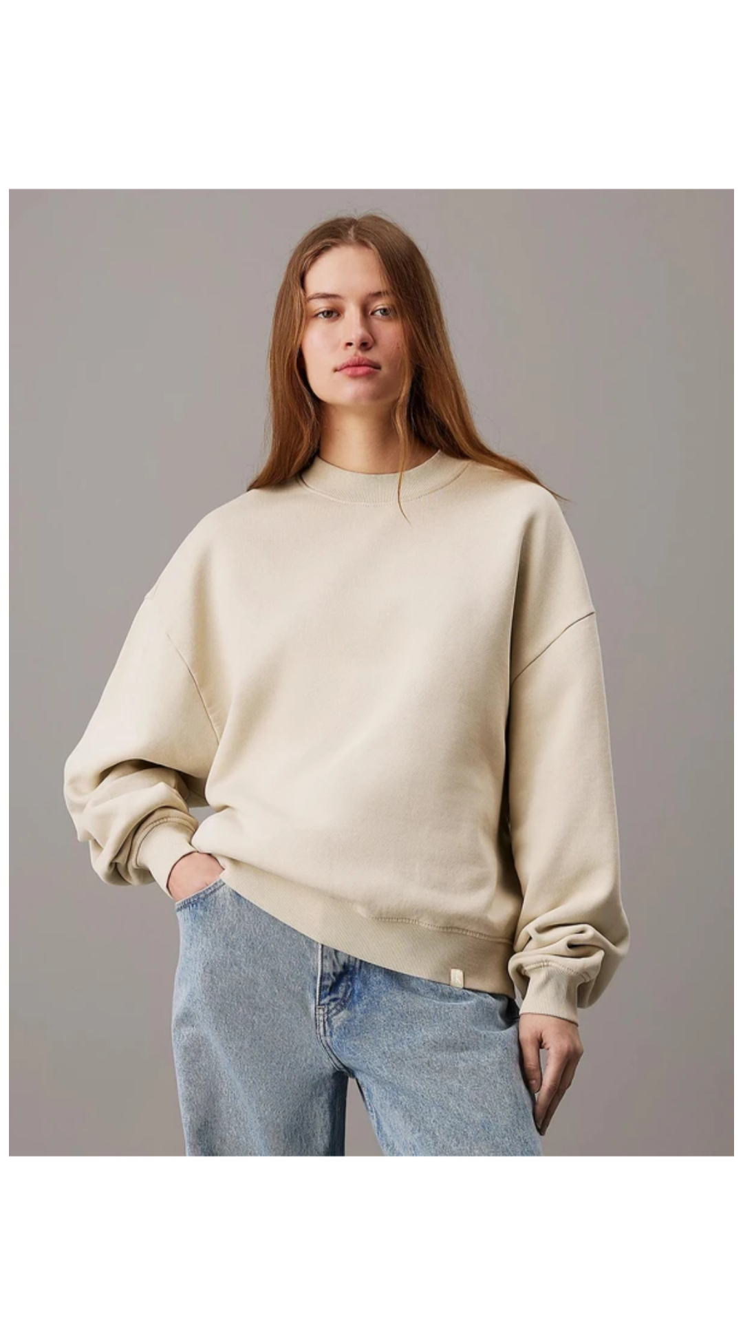 Women Full Sleeves Solid Sweatshirt