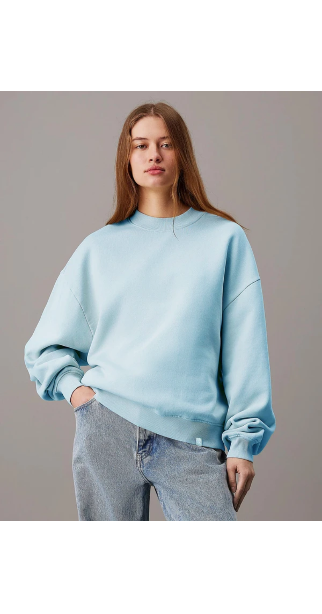 Women Full Sleeves Solid Sweatshirt