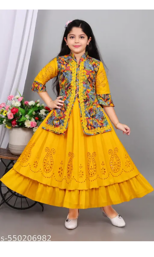 Party Wear Nayra Style Dresses For Girls